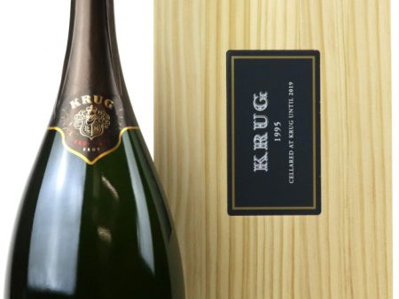 KRUG VINTAGE 1995 CHAMPAGNE WOOD GIFT 1995 Online Sale