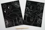 Flamingo Scratch Art Set For Discount