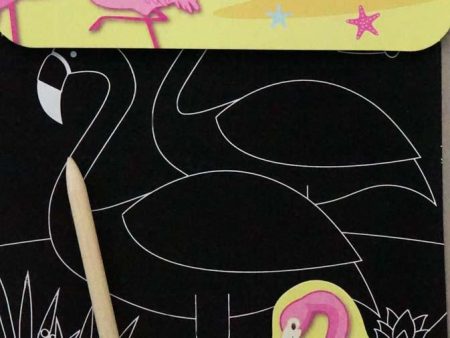 Flamingo Scratch Art Set For Discount